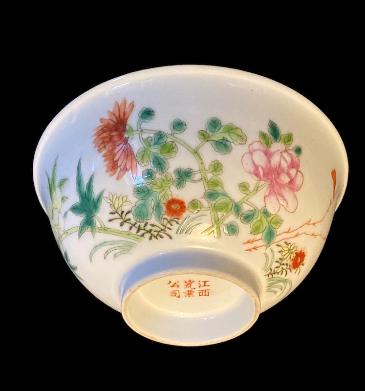 TWO flowers bowl